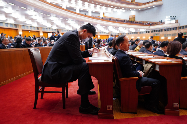 Basketbollisti Yao Ming në sesionin vjetor(Foto nga VCG)