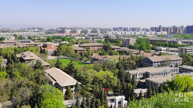 Universiteti Tsinghua parë nga ajri (foto nga Fan Kai i CMG-së)