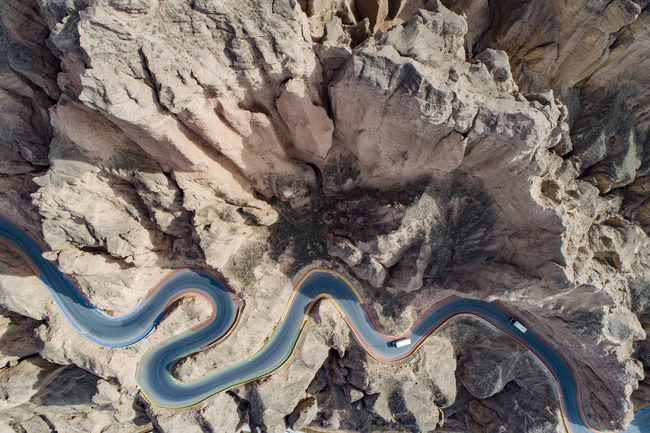 Pamja nga ajri i pikës turistike Pylli i Gurëve pranë Lumit të Verdhë/ foto nga VCG