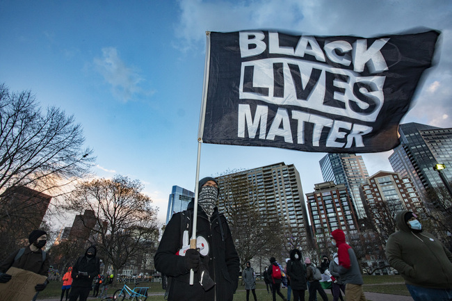 Protesta në Boston, 20 janar 2021/ foto nga VCG