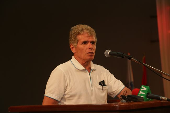 Demir Gjergji në një veprimtari (Facebook)