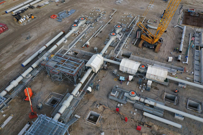 Kantier i ndërtimit të gazsjellësit "Nord Stream nr.2"(VCG)