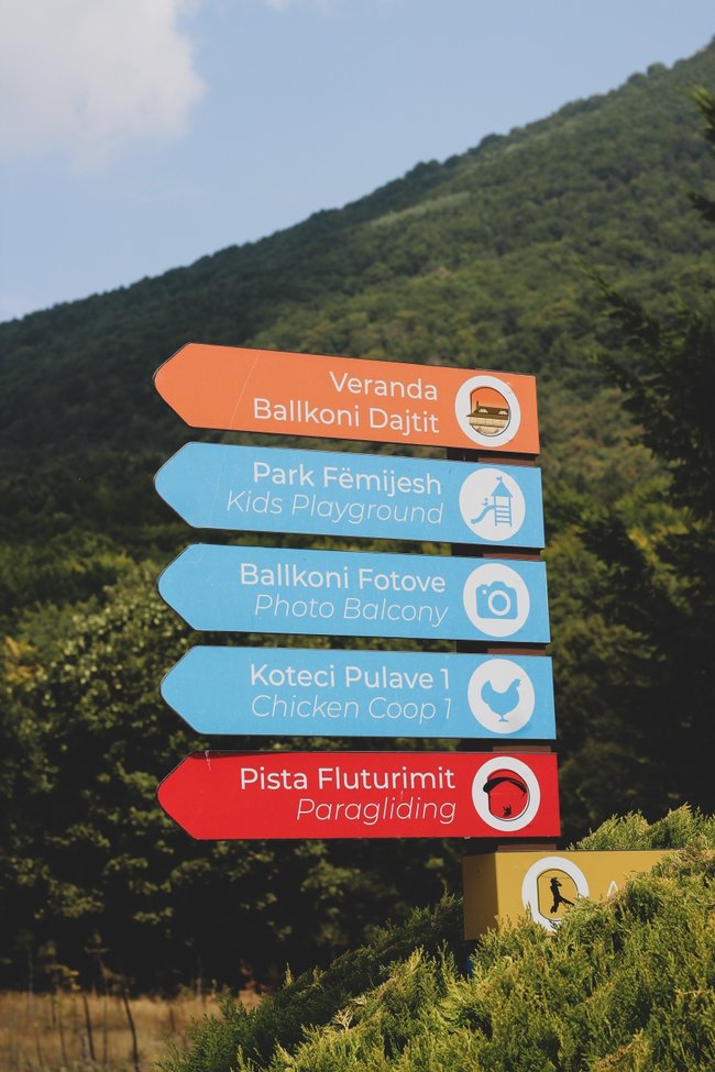 Harta e atraksioneve të parkut - Foto Facebook- Dajti Ekspres