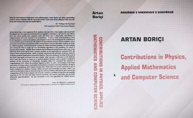 Botime te reja- Vepra e fizikantit Artan Boriçi - foto ATSH