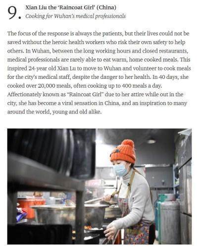 motra Liu Xian që prodhoi falas kuti të ushqimeve për punonjësit mjekësorë