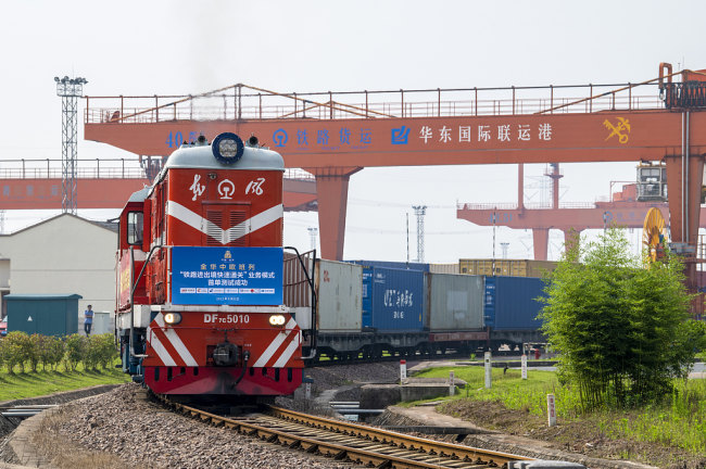 Tren i mallrave Kinë-Europë(Foto:VCG)