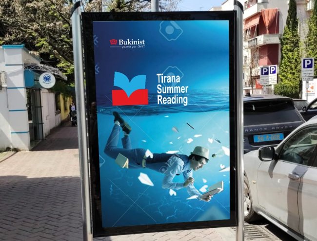 Reklame e aktiviteteit ne Tirane - credit Bukinist
