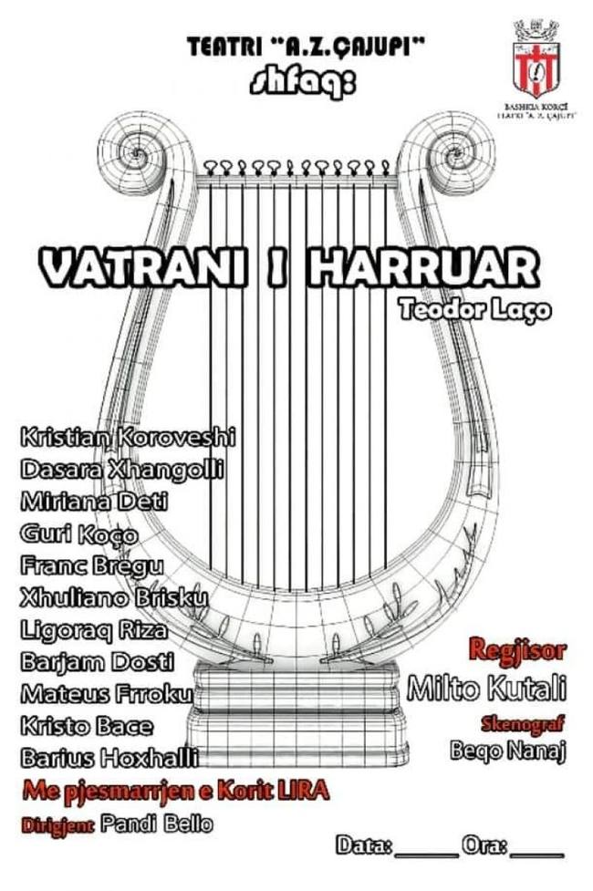 Vatrani i harruar (Foto nga Bashkia Korce)