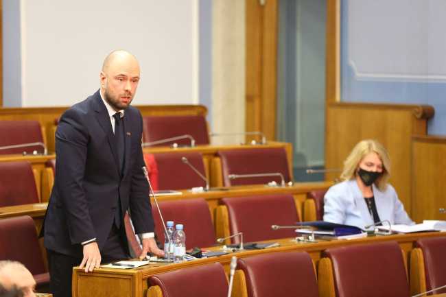 Ministar vanjskih poslova Đorđe Radulović, foto: Skupština Crne Gore