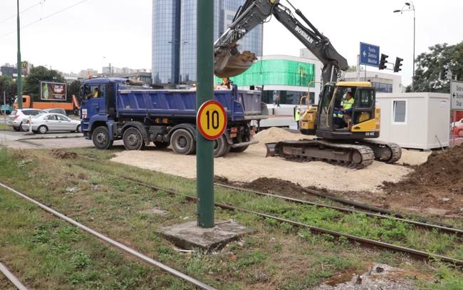 Foto: Radovi na tramvajskoj pruzi u glavnom gradu Bosne i Hercegovine