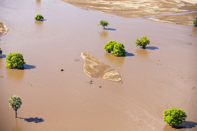 Snímek: Velké záplavy v Malawi. /CFP<br><br>