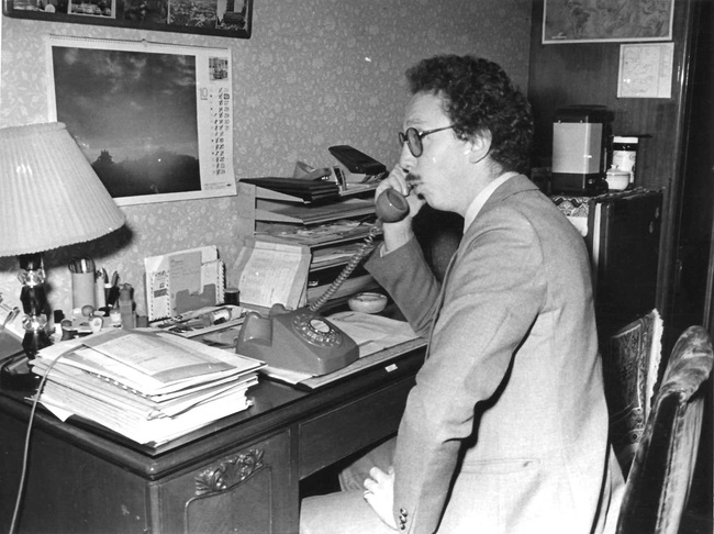 Gilbert Van Kerckhove en Pekino, 1981.