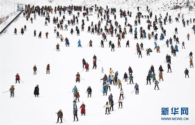 Skigebiet Jiangjunshan in Altay