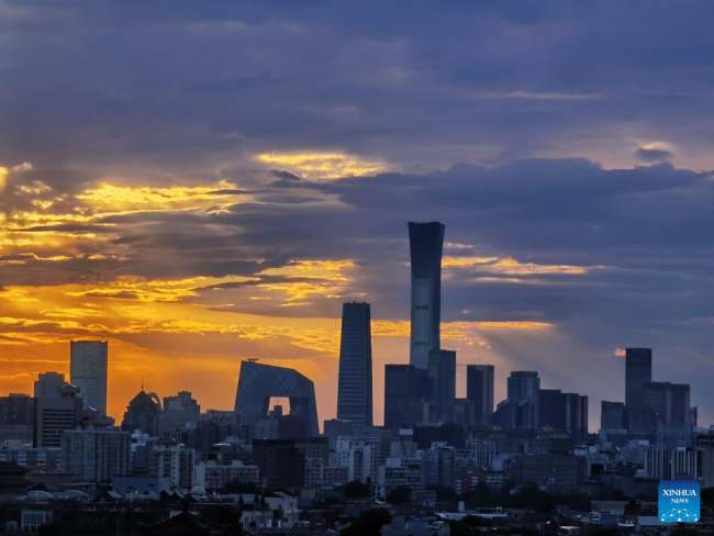 Ουρανοξύστες στο Πεκίνο, πρωτεύουσα της Κίνας, 26 Μαΐου 2020. (Xinhua/Tu Ming)