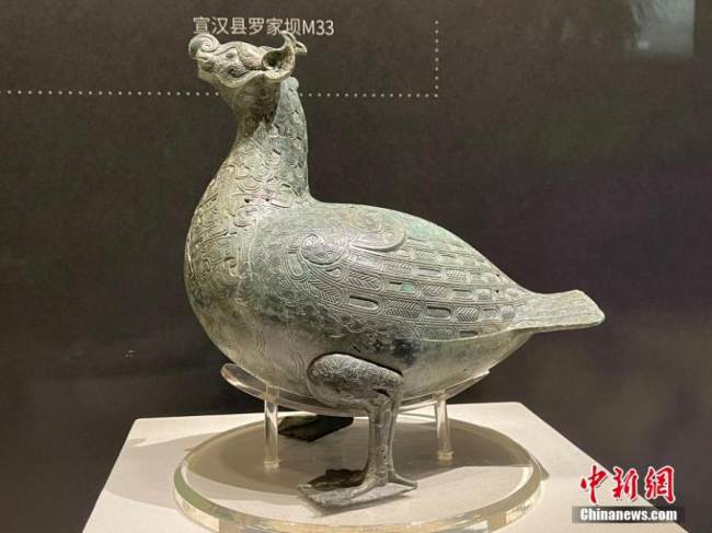 Ένα πολιτιστικό λείψανο εμφανίζεται στο Μουσείο Γιμπίν, στην επαρχία Σιτσουάν της Νοτιοδυτικής Κίνας, 18 Μαΐου 2022. (Φωτογραφία: China News Service) 