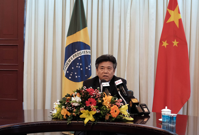 Embaixador chinês no Brasil fala sobre cúpula do BRICS em Xiamen