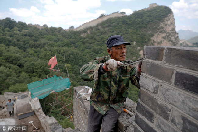 Beijing renovará partes da Grande Muralha