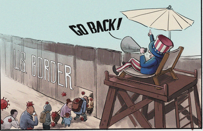 Os EUA exportam o vírus com a expulsão de imigrantes.