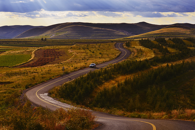 Călătorie cu mașina, toamna, în Hebei