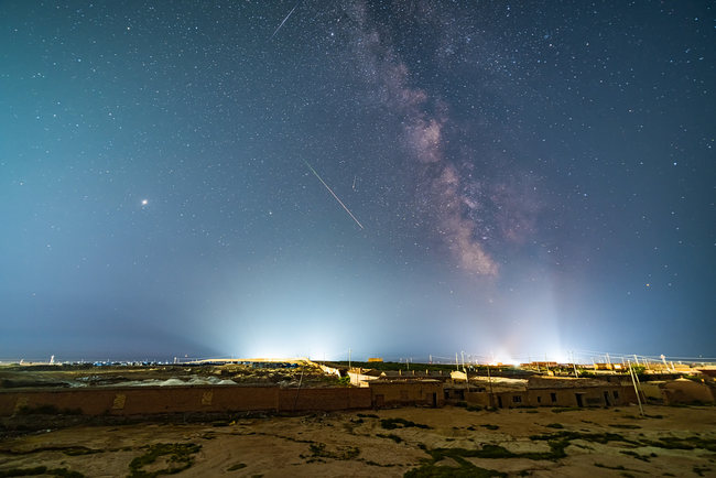 Perseidele, văzute în ținutul Xilin Gol