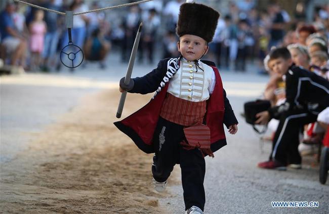 Održana Sinjska alka za decu u Hrvatskoj